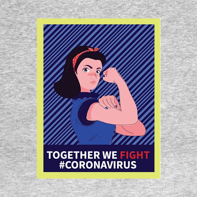 Together we fight coronavirus by HichamBiza